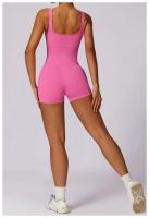 Seamless One-piece Yoga Clothing High-intensity Sweat Wicking Threaded Elastic Sports Tight Fitness One-piece Clothing Female - details 17