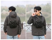 Chaleco táctico de pecho Mochila EDC Bolsa de aparejo frontal Rinonera para acampar al aire libre - details 2