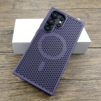 Funda de plástico de lujo para disipación de calor Samsung Galaxy S25 S24 S23 S22 Ultra Plus S 24 23 22 S24Ultra para cubierta de carga Magsafe - details 10