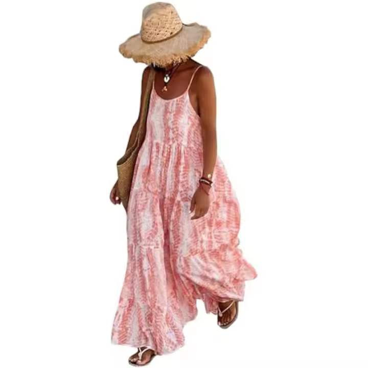Ropa de mujer de moda bohemia, ropa informal para mujer, falda teñida con lazo de retales a la moda - 1