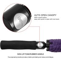 Paraguas de Golf abierto automático, paraguas de palo impermeables a prueba de viento con doble dosel extragrande de gran tamaño - details 100