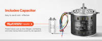 Motor de ventilador de horno SucceBuy, 220 V, rotación CCW, incluye condensador CBB60 - details 1