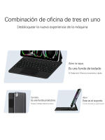 AJIUYU-Teclado mágico para iPad Pro, 13 pulgadas, M4 2024, magnético, iPad Pro 13, retroiluminación, español, Teclado inteligente, funda Folio - details 5