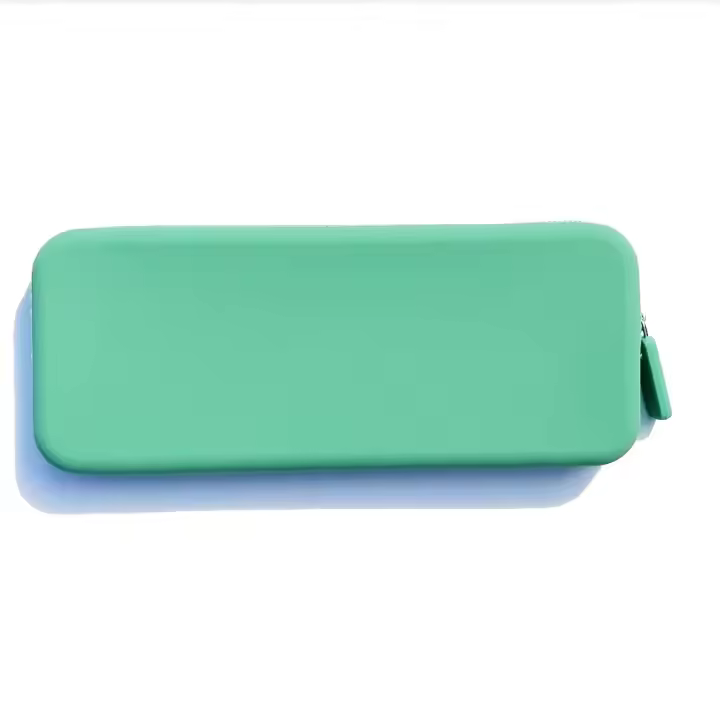 Morandi-bolsa de cosméticos de silicona de Color, monedero rectangular, bolsa de almacenamiento multifunción, soporte para brochas de maquillaje de gran capacidad - 1
