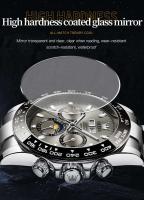 Reloj Automático de Acero Inoxidable OLEVS para Hombres Impermeable, Mecánico, Correa de Cuero - details 10