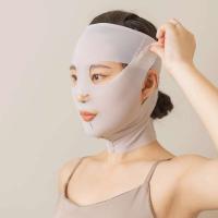 3D reutilizable y transpirable para mujer, vende adelgazamiento antiarrugas, moldeador en V, estiramiento facial completo, mascarilla para dormir - details 4