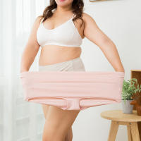 Bragas de mujer de talla grande 4PCS Cintura alta Algodón transpirable Sin costuras Lencería delgada Estilo sexy Chino - details 1