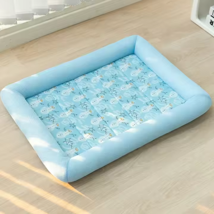 Esterilla Refrescante de Verano para Perros y Gatos Perrera de Seda Fría de Alta Calidad, Accesorios para Perros, Cama para Mascotas S-XL - 1