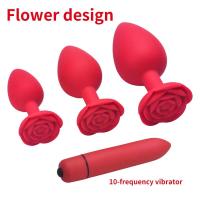 Masajeador de próstata de silicona suave para adultos, productos Gay, tapón Anal, Mini vibrador erótico tipo bala, Juguetes sexuales para mujeres y hombres - details 0