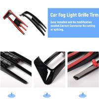 Parachoques de coche negro brillante, luz antiniebla, cubierta de rejilla, embellecedor, para Golf 7, MK7, 2013-2017 - details 3