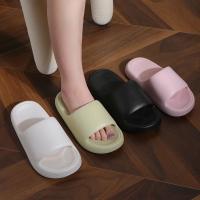 Zapatillas de baño unisex Toboganes con almohadilla de nube, sandalias planas de verano, zapatos de plataforma gruesos, chanclas antideslizantes para interiores - details 2