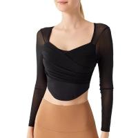 Nuevo Traje de Yoga para Mujer Ropa Deportiva de Secado Rápido, Transpirable y Adelgazante de Malla Poliéster - details 0