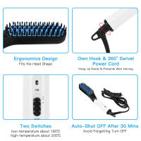 Peine Straightener Multifuncional para Hombres Calentamiento Rápido Estilo de Peluquería - details 17
