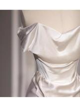 Brazo de gran tamaño que cubre la fiesta de baile de la novia, brindis de boda ligero, vestido de noche blanco, adulto - details 13