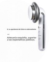 Dispositivo de Adelgazamiento 3-en-1 Portátil Instrumento de Masaje Ultrasónico LED para Cuidado de la Piel Facial - details 9