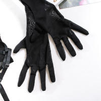Nueva lencería erótica banda empalme guantes ajustados conjunto de tres piezas camisón camisón ropa interior sexy lencería erótica para mujeres - details 22