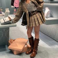 Botas Altas De Punta Redonda Para Mujer, Nuevas Botas De Tacón Grueso De Suela Gruesa De Moda. - details 5
