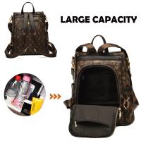 Mochila versátil de las señoras de la historieta del cuero suave del bolso de escuela de la moda - details 3