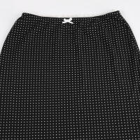 BUNO-Falda larga con estampado de lunares para mujer, traje elegante de cintura baja, malla de retazos, detalle de lazo, ropa de calle - details 8