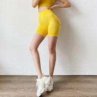 Pantalones cortos deportivos de cintura alta para mujer, mallas Push Up de nailon suave para Fitness, correr, entrenamiento, gimnasio - details 9