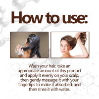 Hidrata el cuero cabelludo, loción de esencia duradera, suave, brillante, para el cuidado del cabello y la raíz. - details 3