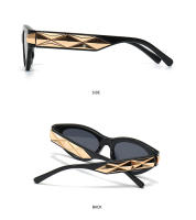 Toyear-gafas de sol clásicas de ojo de gato para mujer, anteojos de sol de diseñador de marca de lujo, montura de remache de Metal para mujer, Vintage, Sexy, a la moda - details 11