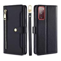 Funda magnética de cuero PU, billetera con tapa, Galaxy S20 FE, cuerda colgante multifuncional, funda protectora - details 10