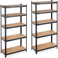 5 Baldas, 180 x 90 x 40 cm, Resistencia 875 kg c/u, Cargas Pesadas, Acero y MDF - details 0