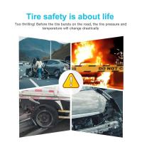 Sistema de monitoreo TPMS inteligente, 4 sensores, pantalla Solar, medidor de presión de aire de neumático de coche inteligente - details 8