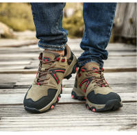 Zapatos de senderismo al aire libre para hombre, zapatillas deportivas de escalada para hombre, botas de montaña impermeables para caza táctica - details 24