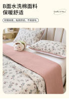 Sábana de Algodón Puro de Alta Calidad Diseño de Cama de Un Solo Pieza Suave y Acolchada - details 11