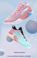 Zapatillas de baloncesto de malla nuevas de verano, luminosas, mismo estilo para hombre y mujer - details 1