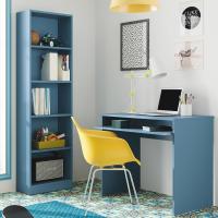 Estantería Juvenil de 6 Baldosas Vertical de Librería Acabado en Blanco - details 26