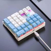 Wired nical 33-Key Numeric with Multi-Color Lights Shaft Suitable for Finance Business Keypad Laptop Keyboard - details 4