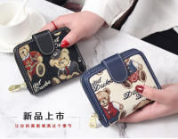 Tiantian Winnie the Pooh nuevas carteras cortas para mujer estilo coreano lindo plegable monedero de moda multifuncional - details 0