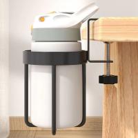 Portavasos con Clip 2 en 1 para ahorro de espacio, estante para tazas de escritorio resistente al agua y a prueba de óxido, estantes flotantes para tazas duraderos, escritorio - details 1