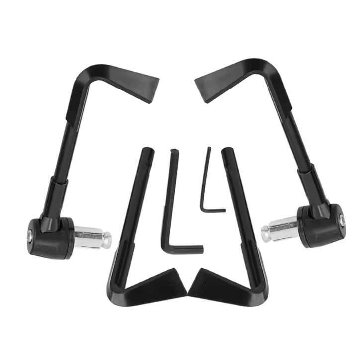 Protector de empuñadura de motocicleta CNC, palancas de freno, Protector de manillar, negro - 1