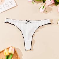 Bragas de Algodón para Mujer, Tanga Sexy, Cintura Media, parte trasera en T, Ropa Interior Sin Costura, Lencería Femenina - details 5