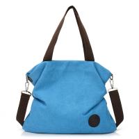 Bolso de mano informal europeo y americano para mujer, bandolera de hombro portátil de lona Simple, bolso cruzado de gran capacidad - details 11