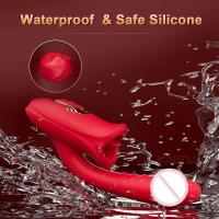 Empaque privado SEX Vibrador de lengua telescópico para clítoris y estimulación del punto G - details 12