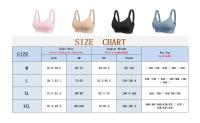 Sujetador de lactancia para madre, Bralette posparto sin costuras, azul, M - details 1