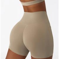 Shorts de Cintura Alta de Verano Pantalones Deportivos de Nylon con Percha de Glúteos para Mujeres - details 20
