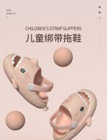Tiburón de los niños zapatillas luminosas verano niños y niñas suela antideslizante suave de dibujos animados lindos niños zapatos de playa bebé agujero zapatos - details 1