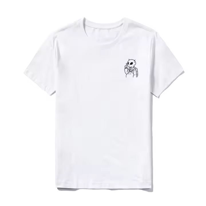 Camiseta de Algodón 100% Suave y Transpirable Fit Clásico para Uso Diario Estampado Distintivo - 1