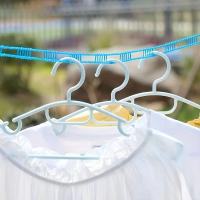 Tendedero grueso antideslizante a prueba de viento, cuerda colgante para ropa, suministros de lavandería para el hogar, accesorios de acampada, Color aleatorio - details 4