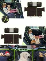 Funda mejorada 6 en 1 para el asiento trasero del perro, hamaca 100% impermeable para el coche con ventana de malla. - details 1