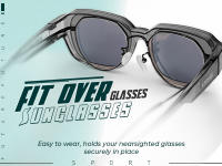 KAPVOE Polarized Sunglasses Fit Over Glasses for Men Women Oversized Sun Glasses UV400 Protection Shades - details 7