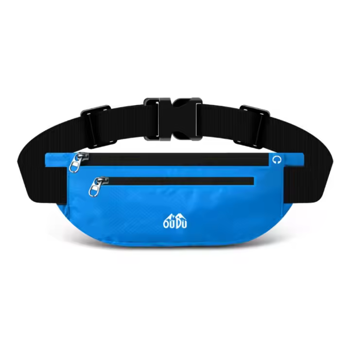 Riñonera deportiva ultrafina para hombre y mujer, riñonera multifuncional de alta elasticidad para correr, almacenamiento transpirable, bolsa para teléfono deportivo - 1