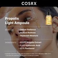 COSRX Ampolla de propóleo, suero potenciador del brillo para el rostro con 73,5% de extracto de propóleo, 1.01fl.oz/30ml, esencia hidratante para pieles sensibles, líneas finas, tono de piel desigual, cuidado de la piel coreano - details 1