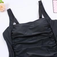 Trajes de baño grandes de una pieza, traje de baño cerrado de talla grande, trajes de baño de cuerpo femenino con realce para piscina, ropa de playa, traje de baño para mujer - details 2